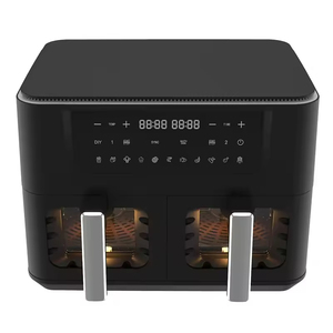 Nueva Freidora de Aire Doble Inteligente 2024 de 8L, 9L, 10L con Ventana Visual y Cestas Independientes, Freidora de Aire Doble de 9 Litros - Product Image 5
