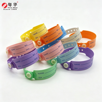 Bracelets d'identification médicaux jetables en PVC pour patients d'hôpital, personnalisables, imprimés numériquement, imperméables, en vinyle plastique