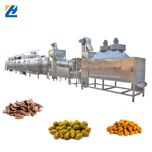 Máquina Automática para Sazonar Frutos Secos, Máquina Mezcladora <span class=keywords><strong>de</strong></span> Snacks para Tostar y Sazonar Continuamente, Máquina para Hacer Snacks - Product Image 3