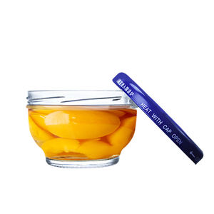 Tapas de tarro de albañil de <span class=keywords><strong>boca</strong></span> ancha rojas y azules de 82mm personalizadas, tapas de conservas de vidrio, tapas de tarro giratorias de hojalata para tapa de mermelada de Metal - Product Image 4