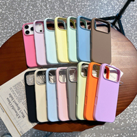 MOQ500 Nouvelle coque de téléphone antichoc en silicone liquide véritable pour iPhone 18 17 16 15 14 13 Pro Max