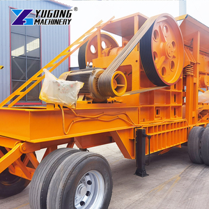 YG Hot Sale Pe150x250 Mobile Gold Ore diesel Rock <strong>Jaw</strong> <strong>Crusher</strong> Machine Stone <strong>Crusher</strong> with Vibrating Screen - Product Image 5