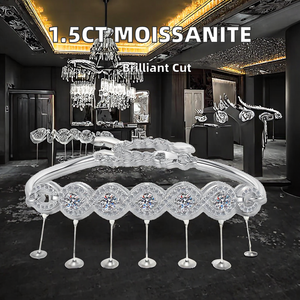 Bracelet pour femme en argent sterling S925 avec pendentif, diamant 1,5 carat, moissanite certifiée VVS1 GRA, vente chaude - Product Image 3