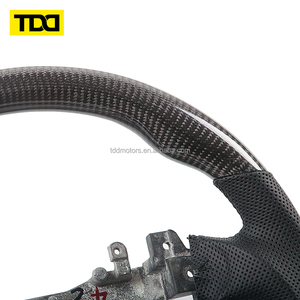 พวงมาลัยคาร์บอนไฟเบอร์แท้ TDD สำหรับ Toyota Corolla Fortuner Wish Altis Fj Land Cruiser Lc200 Lc300 Vitz - Product Image 3