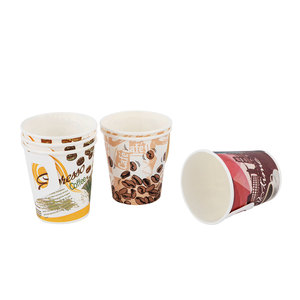 Cibo da <span class=keywords><strong>asporto</strong></span> imballaggio eco-friendly biodegradabile impermeabile personalizzato a parete singola carta di vetro con cupola PP coperchi per animali domestici - Product Image 3