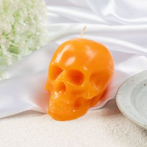 Vela perfumada hecha a mano con forma de calavera, adorno de ambiente espeluznante para Halloween, Pascua, fiestas, decoración de mesa del hogar - Product Image 3