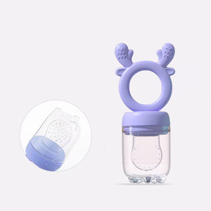 Tétine écologique pour enfants tétine en <span class=keywords><strong>silicone</strong></span> sans BPA mangeoire pour bébé avec peluche conception grignoteuse de fruits frais pour bébé - Product Image 6
