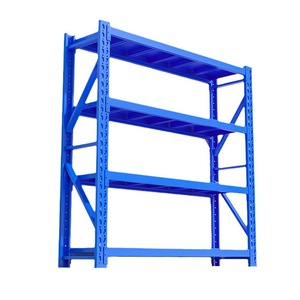 Étagères de rangement multicouches Yanen, 3 niveaux, acier laminé à froid bleu, réglables, pour entrepôt, usine et usage domestique - Product Image 1