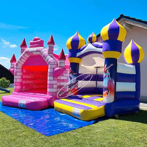 Comercial Pink Palace Combo gorila inflable <span class=keywords><strong>y</strong></span> carrera de obstáculos para la <span class=keywords><strong>venta</strong></span> - Product Image 2
