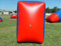 Ensemble de 11 obstacles gonflables portables pour paintball, airsoft, tir à l'arc