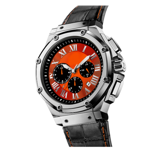 Montre unisexe en acier inoxydable, chronographe, design classique, pour hommes, ODM - Product Image 3