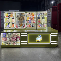 Game Center Rédemption Cabinet Led Vitrine pour les machines à griffes Présentoir en bois Comptoir Design Présentoir en bois Bureau de caisse