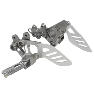 Reposapiés y soporte para motocicleta SUZUKI, estriberas delanteras de Motor de XF-026, para SUZUKI GSXR 600, <span class=keywords><strong>750</strong></span>, 2006-2010 - Product Image 5