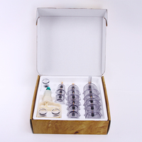 Chinois pas cher hijama ensemble pression négative ventouses machine hijama 12 ventouse kit ventouses outil