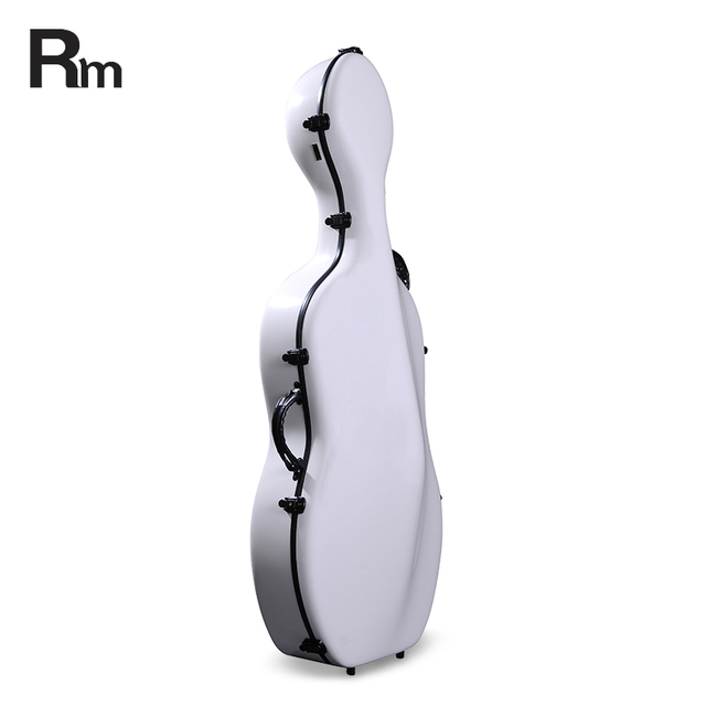 High Quality Shock Proof Cello Aviation Fiberglass Hard Case Strong Protection 4/4 Cello Bag Rm SUN 04-CL