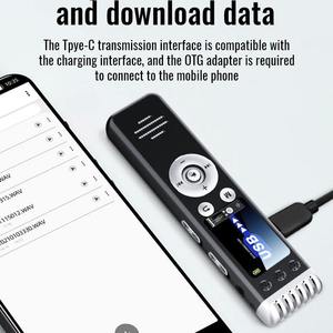 Noise Reduction Voice Controlled <b>Recording</b> Pen Long <b>Time</b> <b>Recording</b> Voice Activated Dictaphone Audio <b>Recording</b> Devices - Product Image 6