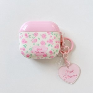 เคสหูฟังลายดอกไม้เล็กๆ สีชมพูสไตล์เกาหลี เหมาะสำหรับเคสการ์ตูน AirPods 2/3, เคสหูฟังไร้สาย 4/pro2 - Product Image 4