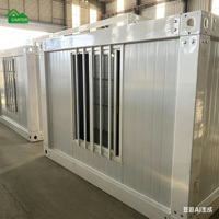 Grande niche pour chien robuste, imperméable, pour intérieur et extérieur, montage facile, conteneur plat, résistant aux intempéries, en acier, pour extérieur