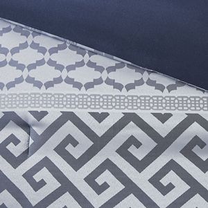 Juego de edredón DB High Jacquard de 7 piezas Floral tejido sólido disponible King Super King para el hogar boda incluye algodón seda PVC - Product Image 4
