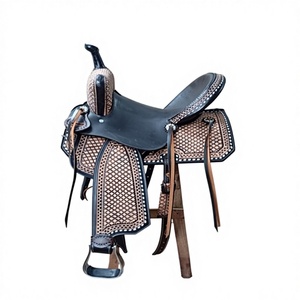 Silla de Montar Inglesa/Estilo Western de Cuero Premium Hecha a Mano, Cómoda para Carreras, con Árbol de Madera/Fibra de Vidrio, Personalización Disponible - Product Image 1