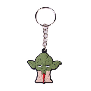 LLavero de dos caras de avión 2D personalizado, encantadora estrella de dibujos animados, Baby Yoda Wars, Dead Pool Wars, llavero, accesorios para llaves de coche, llaveros - Product Image 6