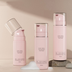 Wholesale <strong>Pink</strong> PET Travel Skin Care Foam <strong>Bottle</strong> 100ml 120ml 150ml Refillable Pump Mousse Foaming Refillable <strong>Bottle</strong> Manufacturer - Product Image 4