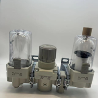 AC40-03G-T-A 3-en-1, processeur d'air en alliage d'aluminium pour unité FRL modulaire, filetage RC 3/8, filtre régulateur, automatisation pneumatique