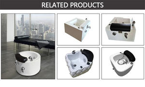 Bol de Pédicure LED Portable et Pliable pour Salon de Manucure, Baignoire Spa Relaxante avec Fonction Hydromassage pour le Lavage des Pieds - Product Image 6