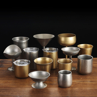 Tasse en acier inoxydable à double paroi de conception classique pour le café, la bière, le jus, le vin, les restaurants, le camping, les cadeaux, les mugs