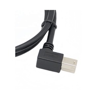Haute vitesse 5Gbps 90 degrés Angle gauche USB 3.0 A vers Type B Port mâle personnalisé 90 degrés angle droit gauche usb A mâle vers B mâle
