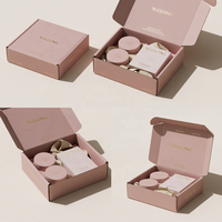 Petites boîtes d'emballage en carton ondulé noir recyclables pour chaussures et vêtements, personnalisables avec impression, pour cadeaux et artisanat
