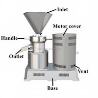 Petite machine à broyer les graines de sésame, moulin colloïdal, broyeur de melon d'hiver, machine à beurre de cacahuète, machine de traitement des fèves de cacao