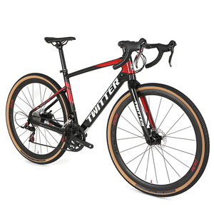 Twitter Offre Spéciale complet en Fiber de carbone de Gravier À Disque De Vélo de route vélo RS 24 vitesse <span class=keywords><strong>700</strong></span> * 40C HORS Route de Gravier vélos - Product Image 1