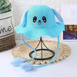 Sombrero rosa azul marrón <span class=keywords><strong>Pikachu</strong></span> <span class=keywords><strong>orejas</strong></span> móviles sombrero <span class=keywords><strong>de</strong></span> conejo niños niñas verano cubo sombrero Kawaii padres hombres mujeres sombrero para el sol - Product Image 2