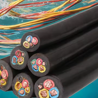 Huaqi Marken-Großhandel 450V 750V AWG STRA Gummi 2,5mm 3-adriges Tauchpumpenkabel Elektrisches Kabel Stromkabel