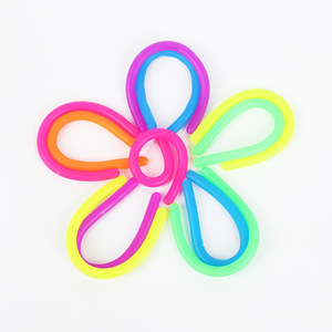 Jouets TPR : Corde extensible en forme de nouilles, jouets <span class=keywords><strong>anti</strong></span>-<span class=keywords><strong>stress</strong></span> DIY, ficelle sensorielle extensible licorne, jouets de décompression sensorielle - Product Image 1