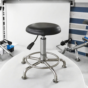 REMEDA Stainless Steel <b>Hospital</b> Nursing <b>Chair</b> Stool Height-adjustable Surgeon <b>Chair</b> Class II 1 Year Warranty for Lab Doctor - Product Image 3