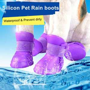 Botas Impermeables de Goma para Perros y Gatos, para Nieve y Lluvia, de Silicona, para Todas las Estaciones - Product Image 3