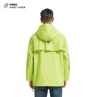Nouveau style, design exclusif, poncho en Tyvek, écologique, séchage rapide, coupe-vent, imperméable, vêtements d'extérieur pour hommes, manteau long