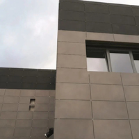 Revêtement de mur de rideau extérieur, pierre d'aluminium, marbre, revêtement de rouleau PVDF, panneaux solides