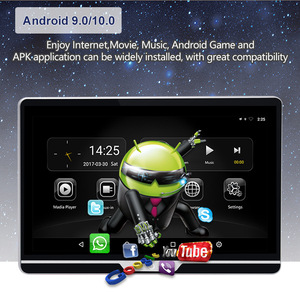 Заводская поставка 13,3 дюймов IPS сенсорный экран автомобиля для плеера Android Auto USB Stereo 1 год гарантии на заднее сиденье для развлечений - Product Image 2