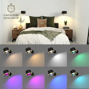 Applique murale à batterie rechargeable, orientable à 360°, sans fil, LED, pour éclairage de tableaux et d'armoires - Product Image 6