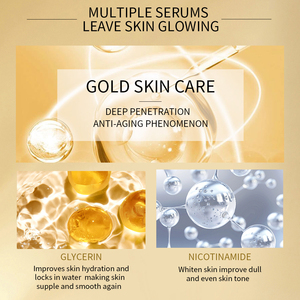 Siero Viso di Alta Qualità con Niacinamide e Oro 24K, Idratante, Nutriente, Anti-età e Anti-rughe - Product Image 5