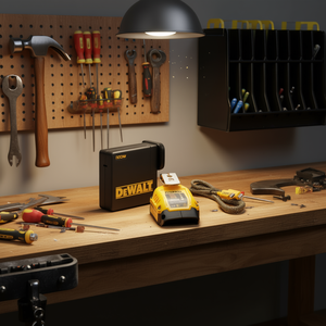 เครื่องชาร์จแบตเตอรี่ DeWalt 100W พร้อมแบตเตอรี่ลิเธียมไอออน 20V Max และสายชาร์จสำหรับเครื่องมือไฟฟ้า - Product Image 1