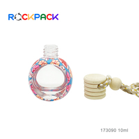 Vente en gros 10ml flacons de parfum vides pour diffuseur de désodorisant suspendu pour voiture avec bouchons en bois