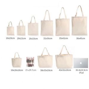 Design Custom logo <b>Printing</b> Recyclable Environmentally Friendly Flat Cotton Canvas Shopping Tote Bag - Product Image 5