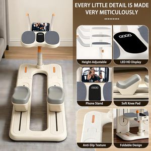 Rodillo Abdominal de Plástico Duradero de 4 Ruedas - Equipo de Fitness Multifuncional para Uso Doméstico - Product Image 6