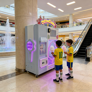 Máquina Expendedora de Algodón de Azúcar Automática y Confiable de Doble Cámara con Gran Capacidad para Parques de Diversiones y Comedores Escolares - Product Image 5