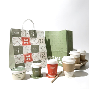 Gobelets à café en carton double couche écologiques de 8 oz, 12 oz, 16 oz avec couvercles, jetables, pour boissons chaudes, pour les cafés - Product Image 3