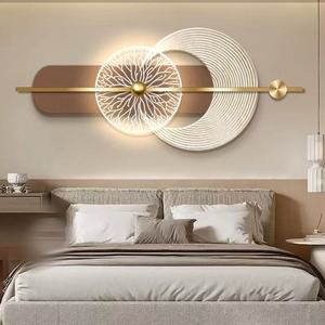 Fondo de cristal de lujo moderno de 120X50cm, pintura colgante de pared, estilo minimalista italiano <span class=keywords><strong>para</strong></span> decoración de dormitorio y sala de estar - Product Image 3